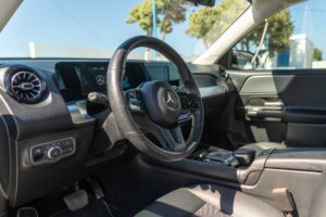 Premium transfer van exterior in Milos