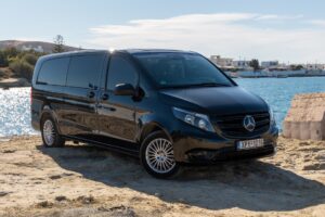 Milos destination transfer with Hemeros vehicle