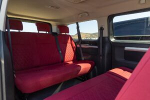 Mercedes transfer van ready for guests in Milos